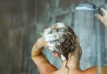 shampoing bleu avant apres
